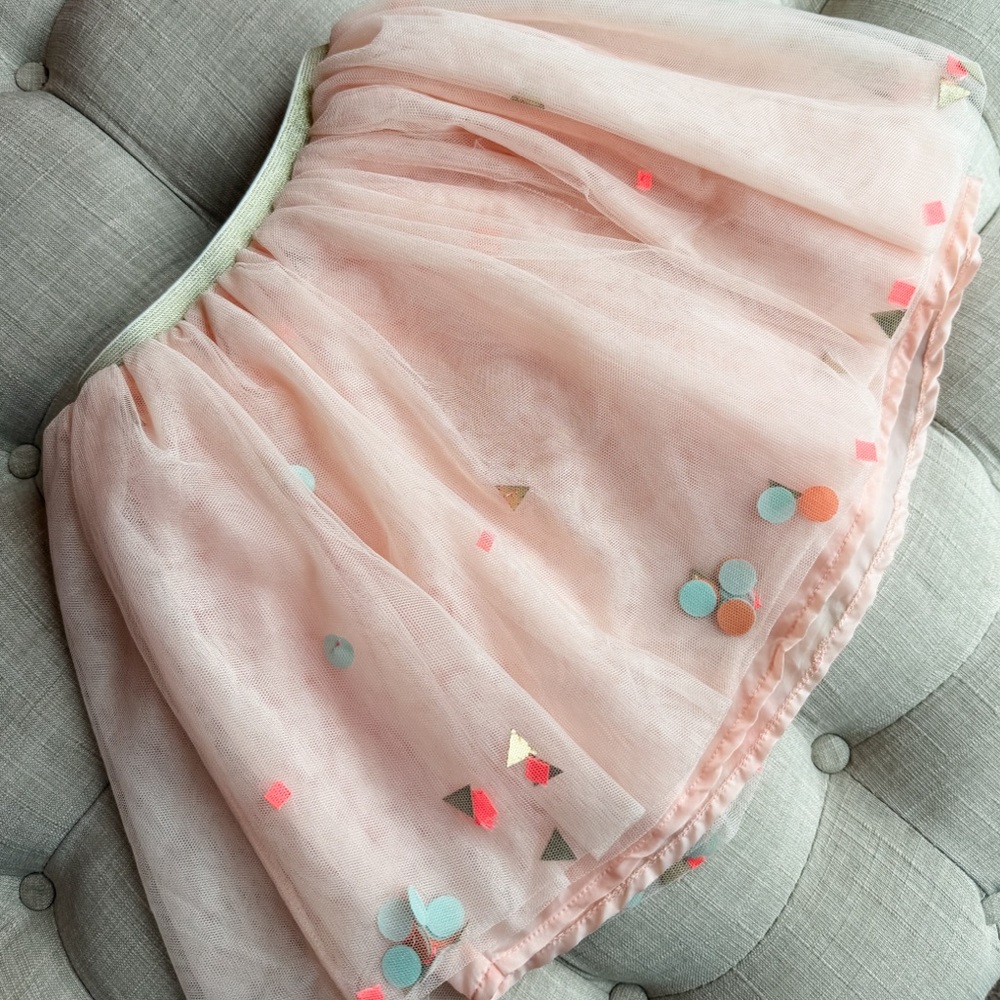 Meri Meri Tulle Skirt with Geometric Confetti